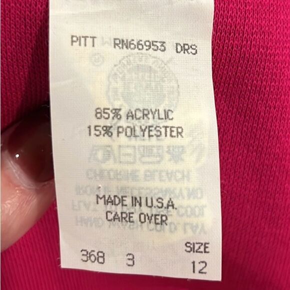 Leslie Fay vintage embellished pink long sleeve body con dress size 12 NWT - Picture 10 of 12